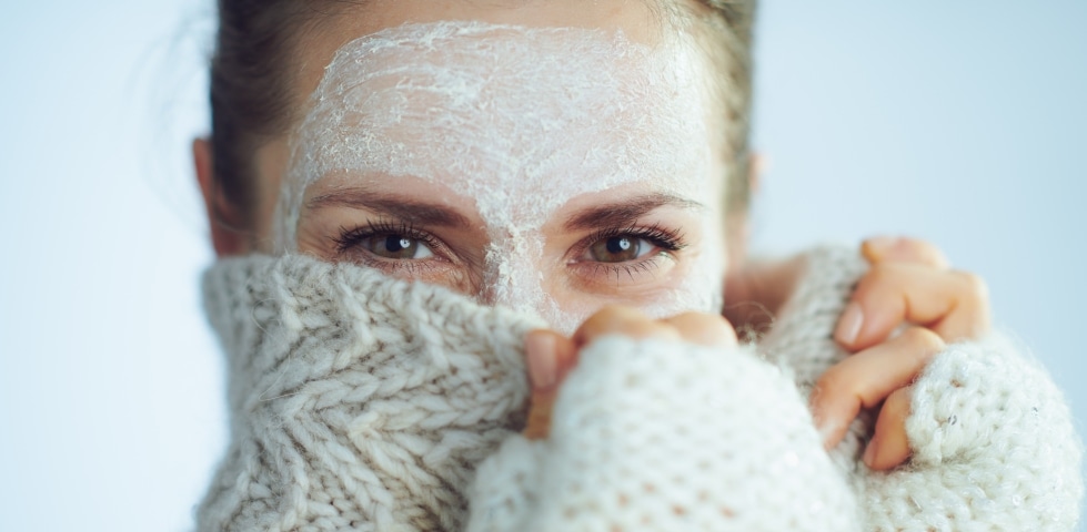 Gesichtspflege im Winter gegen trockene Haut